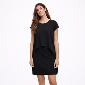 COS Black Layered Mini Dress/Minimalist Pullover Size S
